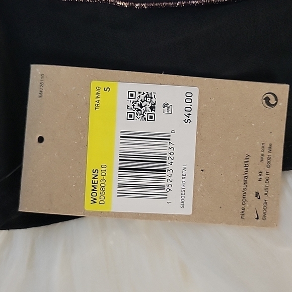 NIKE Yoga Dri-FIT Lurex Tank In Black - Picture 8 of 8